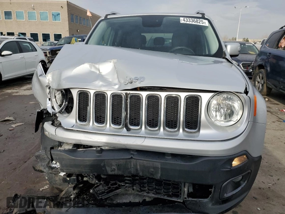 2015 Jeep Renegade Limited with VIN ZACCJBDT6FPB32385, listed as a Copart auction lot 43336825 with 97,651 mi miles and Salvage Title. Bid and sale history available at DreamBid. Image 5.