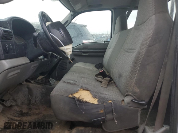 2005 Ford Super Duty F-250 XL with VIN 1FTSX20565EB83099, listed as a Copart auction lot 43036775 with 183,912 mi miles and Salvage Title. Bid and sale history available at carsss.com. Image 7.