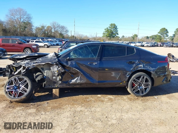 2022 Kia Stinger GT1 with VIN KNAE45LC8N6111815, listed as a IAAI auction lot 41712300 with 58,779 mi miles and . Bid and sale history available at DreamBid. Image 15.