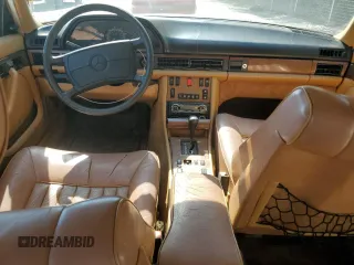 1987 Mercedes-Benz 420 with VIN WDBCA35D0HA311262, listed as a Copart auction lot 71760554 with 185,520 mi miles and Salvage Title. Bid and sale history available at carsss.com. Image 8.