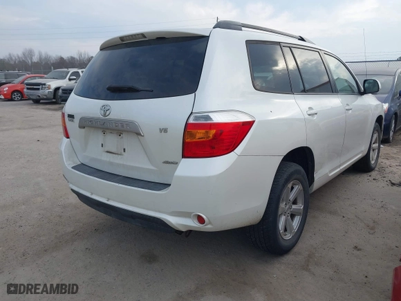 2009 Toyota Highlander with VIN JTEES41A492132738, listed as a IAAI auction lot 41684270 with 202,741 mi miles. Bid and sale history available at carsss.com. Image 4.