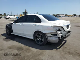 2016 Mercedes-Benz C 450 AMG with VIN 55SWF6EB1GU123208, listed as a Copart auction lot 50345425 with 117,561 mi miles and Salvage Title. Bid and sale history available at carsss.com. Image 2.