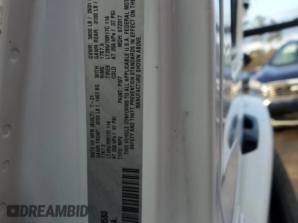 2021 Jeep Wrangler Unlimited Rubicon с VIN 1C4HJXFG1MW759580, выставлен на аукционе Copart как лот 42526775 с пробегом Не указан миль и Списание • Salvage title. История ставок и продаж доступна на DreamBid. Изображение 12.