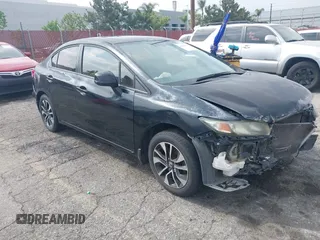 2013 Honda Civic EX with VIN 2HGFB2F83DH537039, listed as a IAAI auction lot 42047543 with 163,079 mi miles and . Bid and sale history available at DreamBid. Image 1.