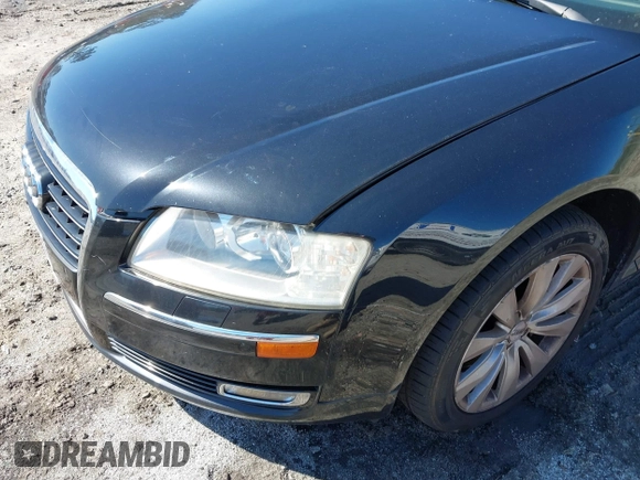 2008 Audi A8 with VIN WAULV94E98N011986, listed as a IAAI auction lot 41762596 with Not provided miles and . Bid and sale history available at DreamBid. Image 6.