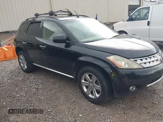 2007 Nissan Murano SL with VIN JN8AZ08T57W518030, listed as a IAAI auction lot 42521734 with 197,802 mi miles and . Bid and sale history available at DreamBid. Image 1.