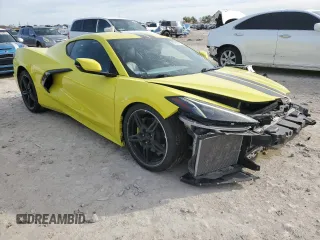 2021 Chevrolet Corvette 3LT with VIN 1G1YC2D4XM5105231, listed as a Copart auction lot 81919184 with 11,529 mi miles and Salvage Title. Bid and sale history available at carsss.com. Image 4.