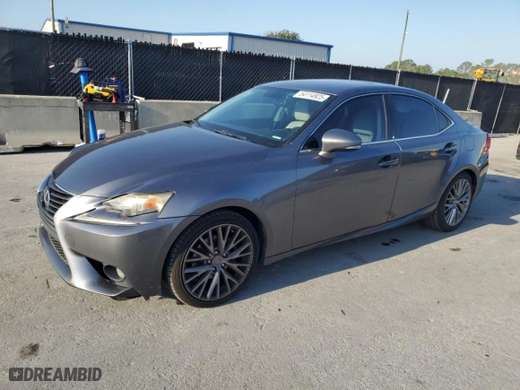 2014 Lexus IS 250 with VIN JTHBF1D27E5007822, listed as a Copart auction lot 54114925 with 121,433 mi miles and Salvage Title. Bid and sale history available at carsss.com. Image 1.