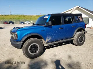 2021 Ford Bronco with VIN 1FMDE5BH2MLA73700, listed as a Copart auction lot 63024595 with 63,174 mi miles and Salvage title. Bid and sale history available at DreamBid. Image 1.