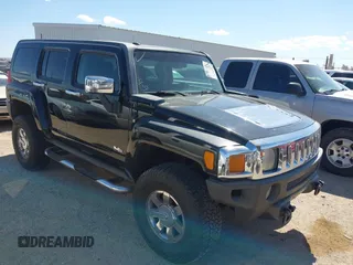 2007 Hummer H3 SUV with VIN 5GTDN13E578153252, listed as a IAAI auction lot 42003767 with 130,810 mi miles. Bid and sale history available at carsss.com. Image 1.