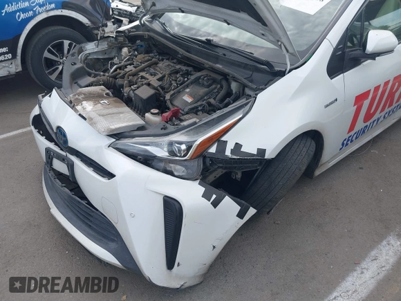 2022 Toyota Prius L Eco with VIN JTDKAMFU8N3153691, listed as a IAAI auction lot 42001298 with 190,268 mi miles and . Bid and sale history available at DreamBid. Image 6.