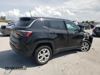 2024 Jeep Compass Sport with VIN 3C4NJDAN5RT136547, listed as a Copart auction lot 59249605 with 10,617 mi miles and Salvage title. Bid and sale history available at DreamBid. Image 3.
