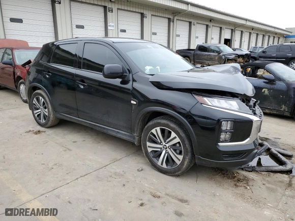 2023 Mitsubishi Outlander Sport ES with VIN JA4ARUAU4PU012426, listed as a Copart auction lot 86064154 with 26,580 mi miles and Salvage Title. Bid and sale history available at carsss.com. Image 4.