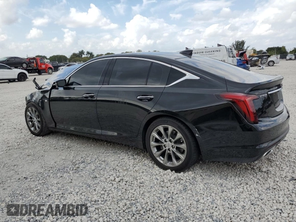2021 Cadillac CT5 Premium Luxury with VIN 1G6DN5RK4M0144115, listed as a Copart auction lot 47977965 with 73,122 mi miles and Non Repairable. Bid and sale history available at DreamBid. Image 2.