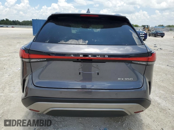 2023 Lexus RX with VIN 2T2BAMBA2PC021933, listed as a Copart auction lot 61290324 with 4,412 mi miles and Non Repairable. Bid and sale history available at carsss.com. Image 6.