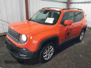 2017 Jeep Renegade Latitude with VIN ZACCJBBB0HPF13775, listed as a IAAI auction lot 41822710 with 87,804 mi miles. Bid and sale history available at carsss.com. Image 2.