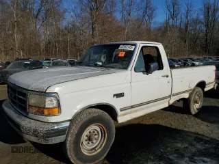 1995 Ford F-250 with VIN 1FTHF25H6SNB59719, listed as a Copart auction lot 42352145 with 0 mi miles and Salvage Title. Bid and sale history available at carsss.com. Image 1.