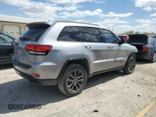 2016 Jeep Grand Cherokee Limited 75th Anniversary with VIN 1C4RJFBG2GC344181, listed as a Copart auction lot 53053525 with 138,726 mi miles and Salvage Title. Bid and sale history available at DreamBid. Image 3.