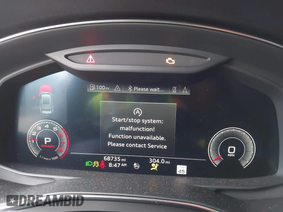2019 Audi A7 Prestige with VIN WAUV2AF25KN022867, listed as a IAAI auction lot 42100910 with 68,735 mi miles and . Bid and sale history available at DreamBid. Image 7.