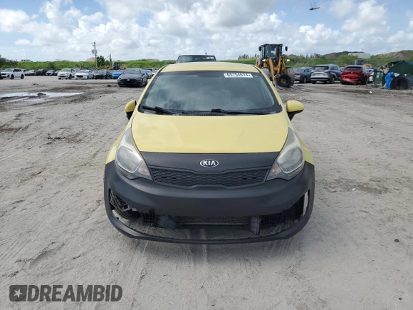 2016 Kia Rio LX with VIN KNADM4A35G6539630, listed as a Copart auction lot 65754674 with 87,478 mi miles and Salvage Title. Bid and sale history available at DreamBid. Image 5.