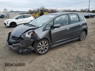 2012 Honda Fit Sport with VIN JHMGE8H59CC016357, listed as a Copart auction lot 47679185 with 19,999 mi miles and Salvage Title. Bid and sale history available at carsss.com. Image 1.