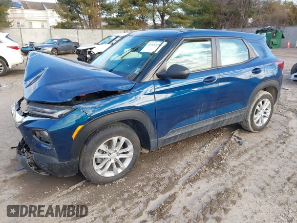 2021 Chevrolet TrailBlazer LS with VIN KL79MMS21MB064475, listed as a IAAI auction lot 41433235 with 23,369 mi miles and . Bid and sale history available at DreamBid. Image 17.