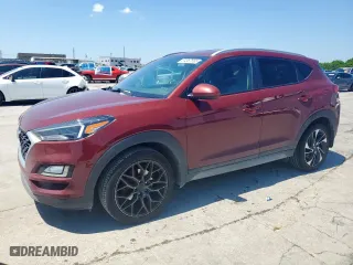 2020 Hyundai Tucson Sport with VIN KM8J33AL8LU163140, listed as a Copart auction lot 54367865 with 135,042 mi miles and Clean Title. Bid and sale history available at carsss.com. Image 1.