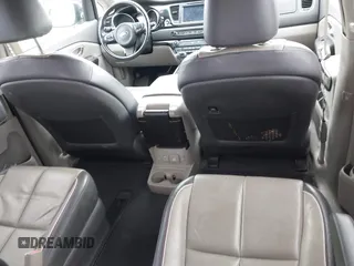 2015 Kia Sedona EX with VIN KNDMC5C10F6081596, listed as a IAAI auction lot 41508912 with 120,845 mi miles. Bid and sale history available at carsss.com. Image 8.