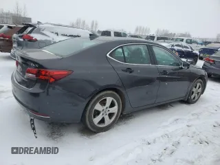 2015 Acura TLX with VIN 19UUB1F37FA800401, listed as a Copart auction lot 82857114 with 120,370 mi miles and Clean Title. Bid and sale history available at carsss.com. Image 3.