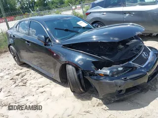 2008 Lexus IS F with VIN JTHBP262485003523, listed as a IAAI auction lot 42402821 with 56,157 mi miles and . Bid and sale history available at DreamBid. Image 1.