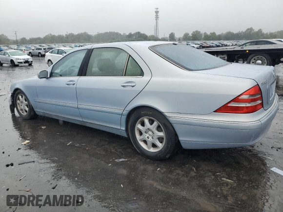 2000 Mercedes-Benz S-Class with VIN WDBNG75J4YA051291, listed as a Copart auction lot 71894364 with 0 mi miles and Salvage Title. Bid and sale history available at carsss.com. Image 2.
