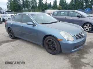 2005 Infiniti G35 z VIN JNKCV51E55M203244, wystawiony jako IAAI lot #42497768 z przebiegiem 184 540 mil mil oraz . Historia ofert i sprzedaży dostępna na DreamBid. Obrazek 1.