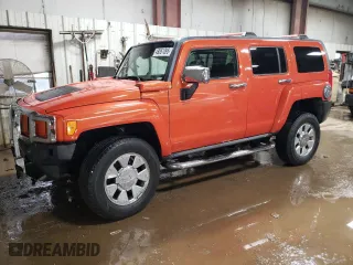 2008 Hummer H3 SUV with VIN 5GTEN13E888145801, listed as a Copart auction lot 49551095 with 140,079 mi miles and Salvage Title. Bid and sale history available at carsss.com. Image 1.