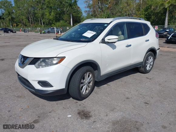 2016 Nissan Rogue S with VIN KNMAT2MV7GP618804, listed as a IAAI auction lot 41634599 with 123,859 mi miles. Bid and sale history available at carsss.com. Image 17.