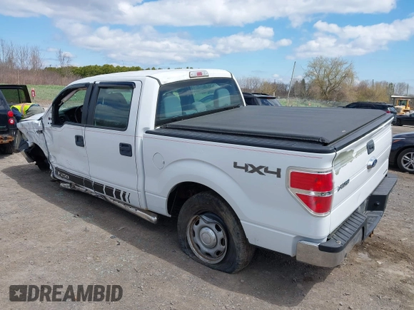 2014 Ford F-150 XL with VIN 1FTFW1EF0EKG24050, listed as a IAAI auction lot 42074584 with 129,448 mi miles and . Bid and sale history available at DreamBid. Image 3.