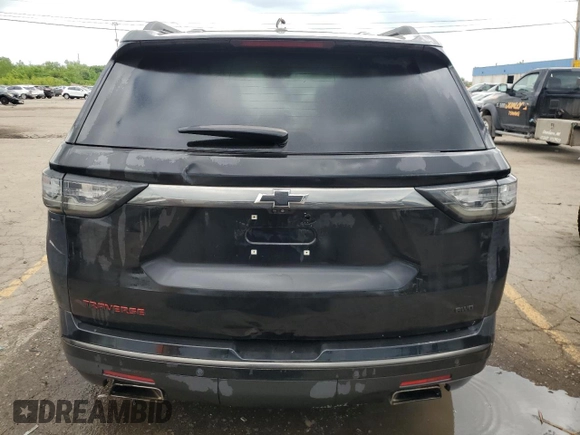 2018 Chevrolet Traverse Premier z VIN 1GNEVJKW7JJ150494, wystawiony jako Copart lot #58755745 z przebiegiem 193 346 mil mil oraz Czysty tytuł • Clean title. Historia ofert i sprzedaży dostępna na DreamBid. Obrazek 6.