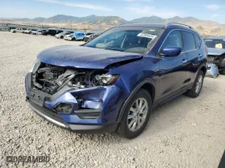 2018 Nissan Rogue SV with VIN KNMAT2MV1JP593891, listed as a Copart auction lot 63906834 with 119,955 mi miles and Salvage Title. Bid and sale history available at carsss.com. Image 1.
