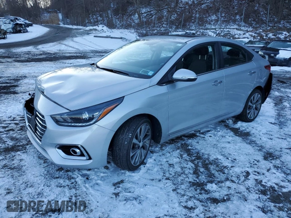2019 Hyundai Accent Limited with VIN 3KPC34A34KE058899, listed as a Copart auction lot 86019664 with 64,079 mi miles and Salvage Title. Bid and sale history available at carsss.com. Image 1.