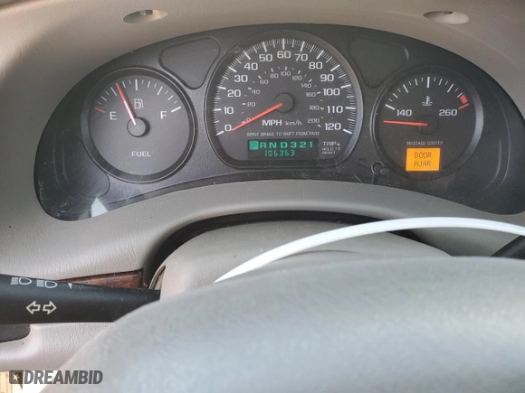 2003 Chevrolet Impala with VIN 2G1WF52E739335354, listed as a Copart auction lot 44683435 with 106,363 mi miles and Non Repairable. Bid and sale history available at carsss.com. Image 9.