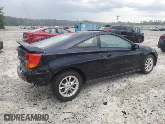 2000 Toyota Celica GT z VIN JTDDR32T1Y0037067, wystawiony jako Copart lot #55262244 z przebiegiem 272 092 mil mil oraz Szkoda całkowita • Salvage title. Historia ofert i sprzedaży dostępna na DreamBid. Obrazek 3.