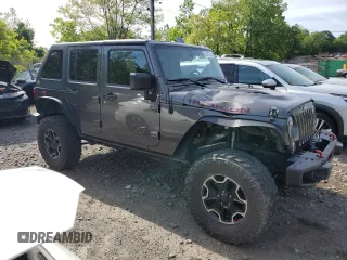 2016 Jeep Wrangler Unlimited Rubicon with VIN 1C4BJWFG4GL252209, listed as a Copart auction lot 58525725 with 46,604 mi miles and Salvage title. Bid and sale history available at DreamBid. Image 4.