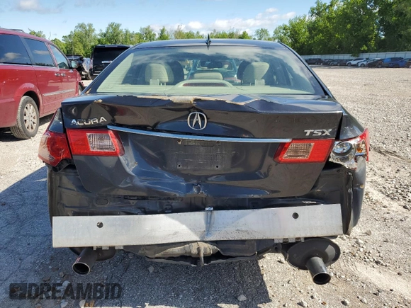 2011 Acura TSX with VIN JH4CU2F62BC018833, listed as a Copart auction lot 56911785 with 144,558 mi miles and Salvage title. Bid and sale history available at DreamBid. Image 6.