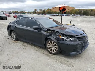 2020 Toyota Camry LE with VIN 4T1C11AK2LU968738, listed as a Copart auction lot 79946614 with 95,799 mi miles and Salvage Title. Bid and sale history available at carsss.com. Image 4.