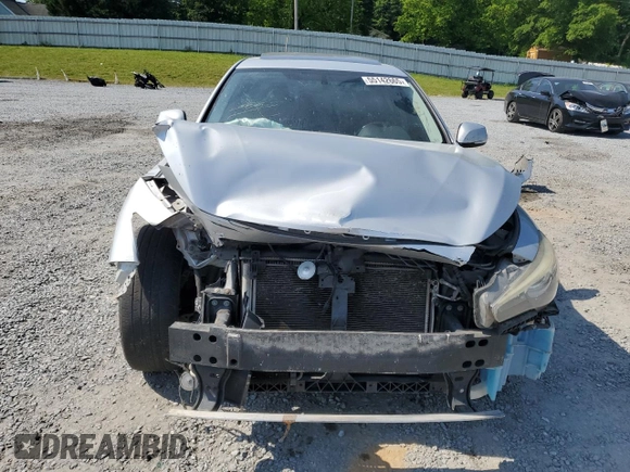 2015 Infiniti Q50 with VIN JN1BV7AR1FM391129, listed as a Copart auction lot 55142665 with 200,444 mi miles and Salvage title. Bid and sale history available at DreamBid. Image 5.