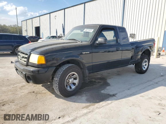 2001 Ford Ranger XLT Appearance with VIN 1FTYR14E81TA57597, listed as a Copart auction lot 45021525 with 161,838 mi miles and Salvage Title. Bid and sale history available at DreamBid. Image 1.