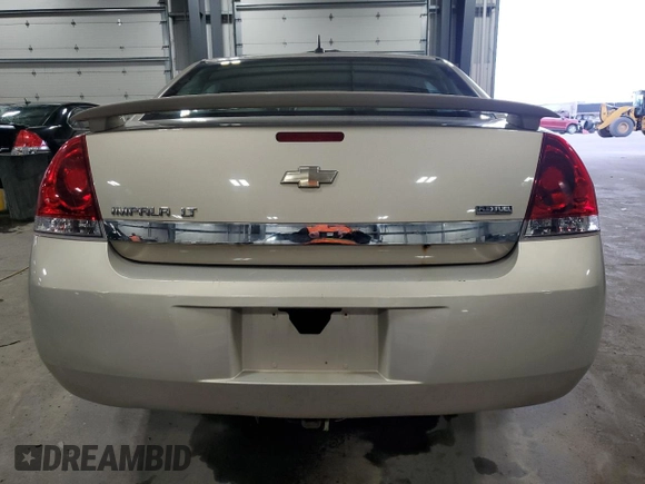2008 Chevrolet Impala LT with VIN 2G1WT58KX81335621, listed as a Copart auction lot 52862045 with 184,058 mi miles and Salvage Title. Bid and sale history available at DreamBid. Image 6.