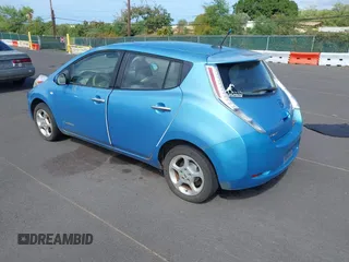 2011 Nissan LEAF SL-e with VIN JN1AZ0CP1BT008549, listed as a IAAI auction lot 41469574 with 72,264 mi miles. Bid and sale history available at carsss.com. Image 3.