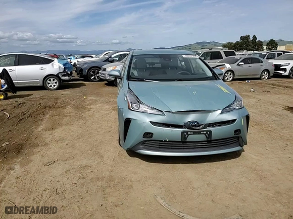 2020 Toyota Prius L Eco with VIN JTDKARFU5L3105804, listed as a Copart auction lot 49877155 with 108,728 mi miles and Salvage Title. Bid and sale history available at carsss.com. Image 11.