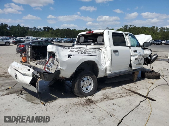 2020 Ram 1500 Tradesman with VIN 3C6RR7KT9LG131951, listed as a Copart auction lot 55006365 with 107,528 mi miles and Non repairable. Bid and sale history available at DreamBid. Image 3.