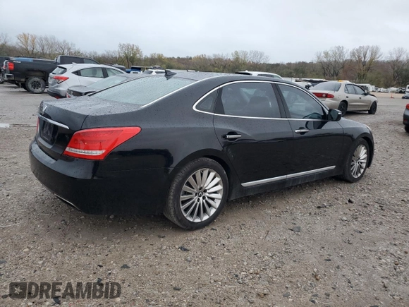 2015 Hyundai Equus Ultimate with VIN KMHGH4JH7FU094068, listed as a Copart auction lot 78850774 with 155,068 mi miles and Salvage title. Bid and sale history available at DreamBid. Image 3.